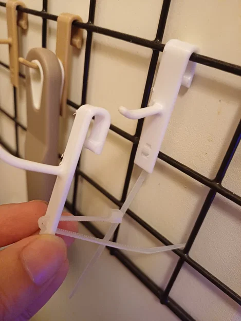 Móc treo Grid wall Hook 4x4cm - Giải pháp sắp xếp đồ dùng 3D - Image 2