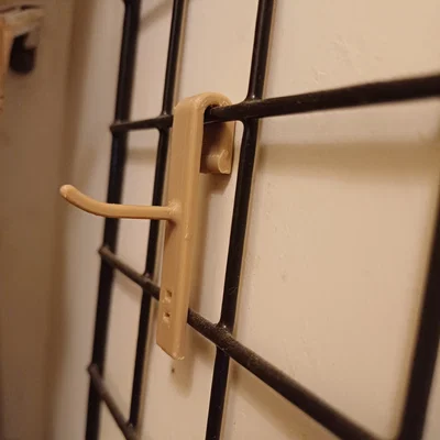 Móc treo Grid wall Hook 4x4cm - Giải pháp sắp xếp đồ dùng 3D