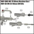 Vũ khí System Weapon GM 90mm HWF 1/144 - Thumbnail 4