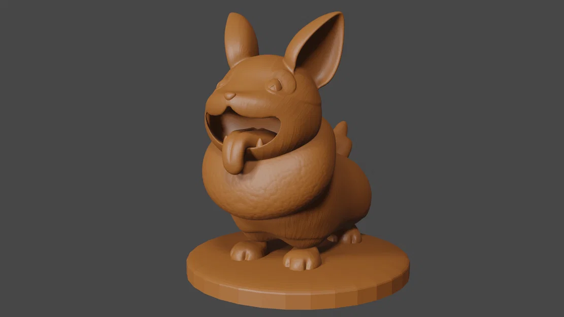 Miniature DnD để bàn Yamper (cảm hứng Pokemon) – kèm/không kèm đế 25mm - Image 1