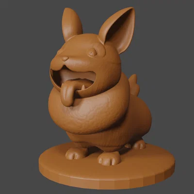 Miniature DnD để bàn Yamper (cảm hứng Pokemon) – kèm/không kèm đế 25mm