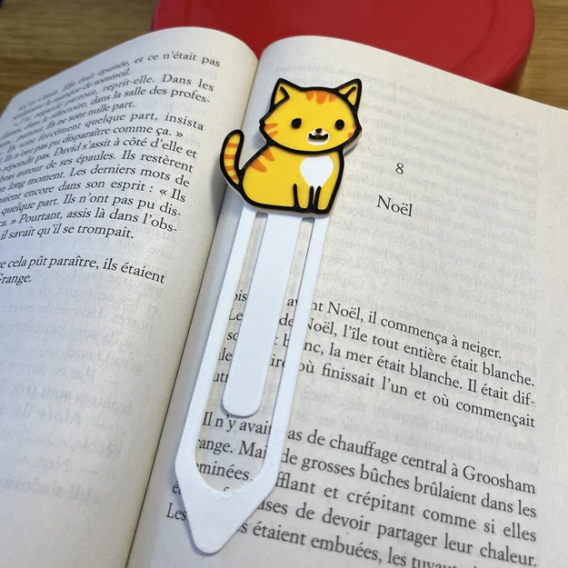 Bookmark Mèo Cam Dễ Thương - Image 2