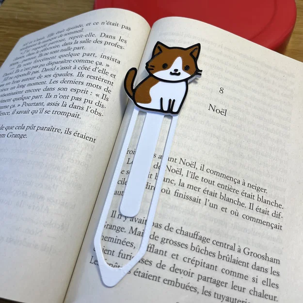 Bookmark Mèo Nâu Dễ Thương - Image 2