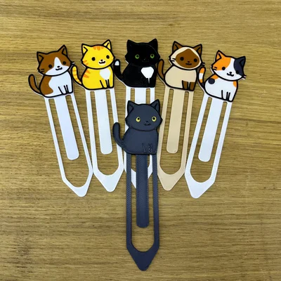 Bookmark Mèo Chartreux Dễ Thương