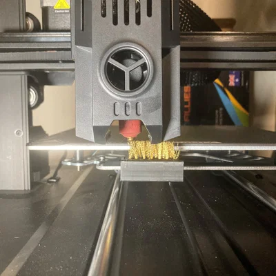 Ender 3 V3 KE & SE: Chổi lau nozzle trục X – Không cần support!