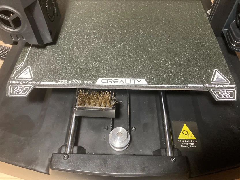 Ender 3 V3 KE & SE: Chổi lau nozzle trục X – Không cần support! - Image 2