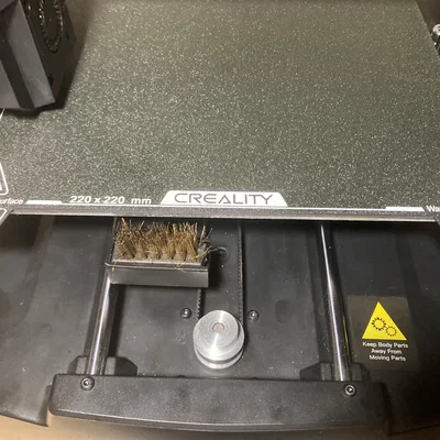 Ender 3 V3 KE & SE: Chổi lau nozzle trục X – Không cần support!