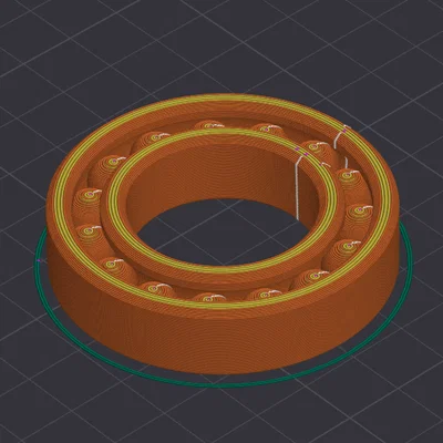 Vòng bi bi tham số (Print in Place) – Parametric Ball Bearings