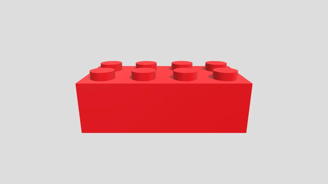 Mô hình gạch LEGO 2x4 chuẩn 3D - Tương thích hoàn hảo với hàng gốc - Image 1