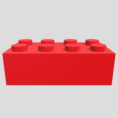 Mô hình gạch LEGO 2x4 chuẩn 3D - Tương thích hoàn hảo với hàng gốc