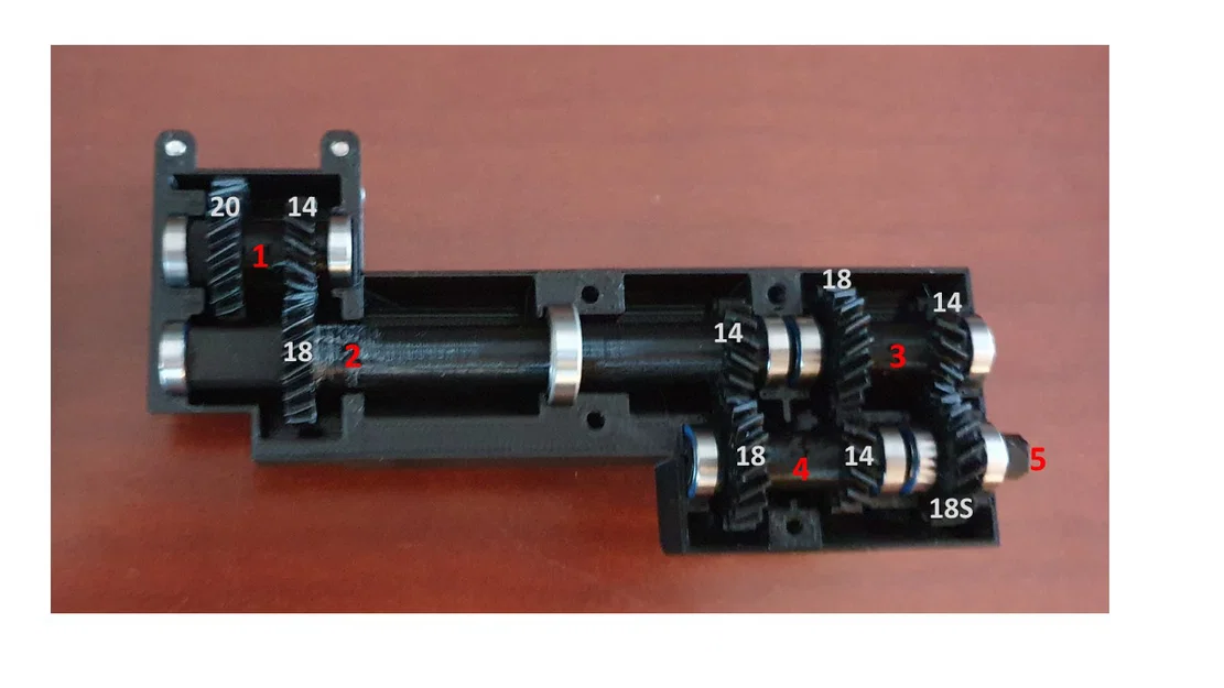 Hộp số (cấp 1) cho Unimog RC - Image 1