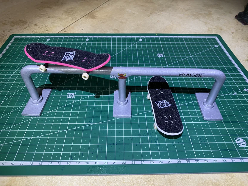 Thanh trượt 25cm cho Fingerboard và Tech Deck tự in 3D - Image 1
