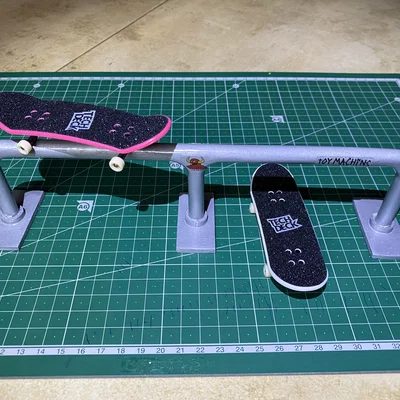 Thanh trượt 25cm cho Fingerboard và Tech Deck tự in 3D