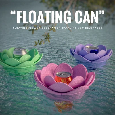 Lon nổi hình bông hoa cho hồ bơi