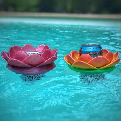 Lon nổi hình bông hoa cho hồ bơi