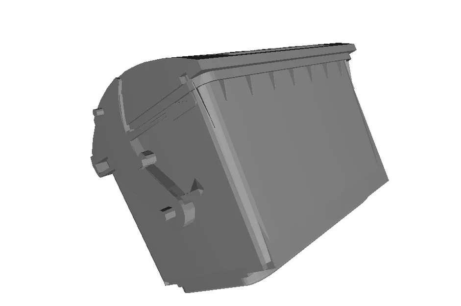 Mô hình thùng rác nhỏ tỉ lệ 1:120 cho sa bàn đường sắt (TT scale) - Image 1