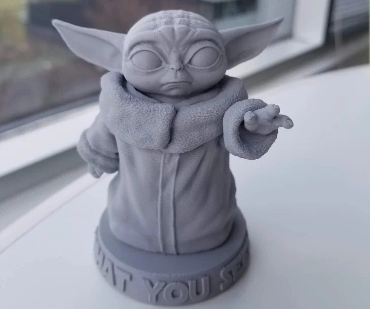 Mô hình Baby Yoda in 3D cực đáng yêu cho fan Star Wars - Image 1