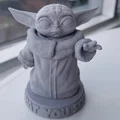 Mô hình Baby Yoda in 3D cực đáng yêu cho fan Star Wars - Thumbnail 1