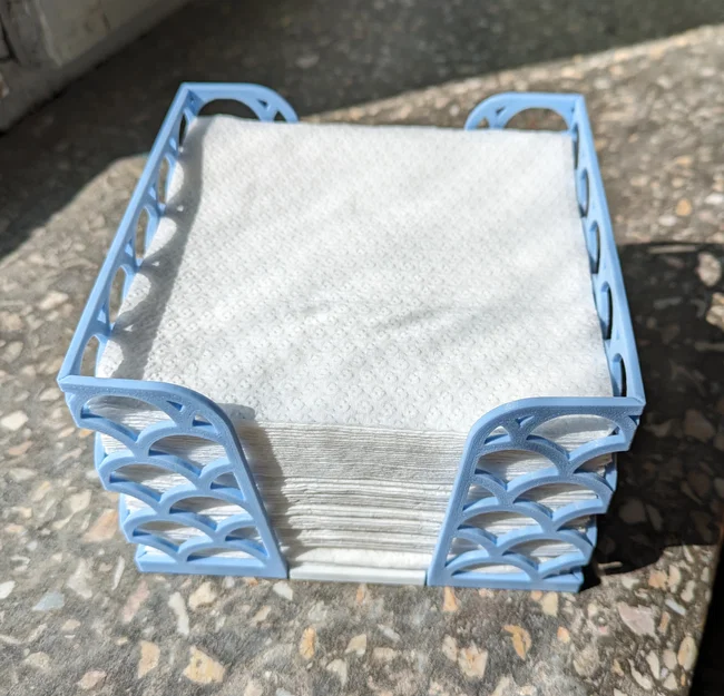 Giá đỡ khăn giấy gấp gọn (Napkin holder) - Image 2