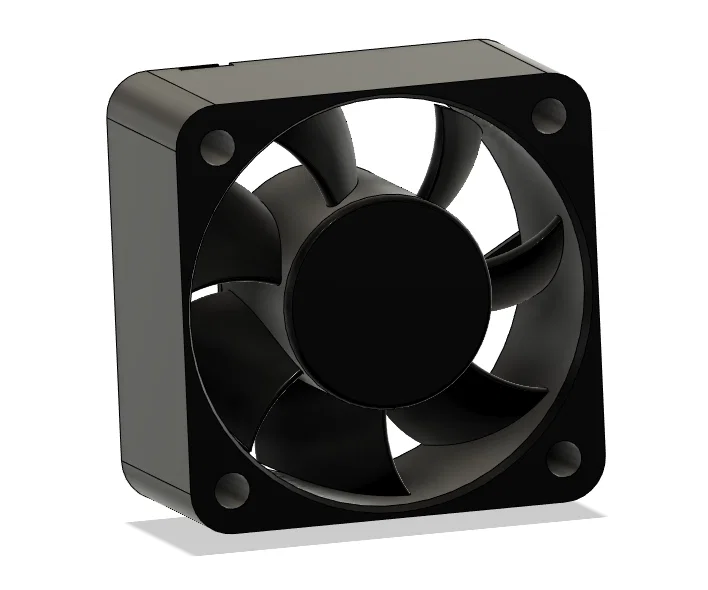 Mô hình quạt Axial 4020 tham khảo cho thiết kế 3D chuyên nghiệp - Image 1