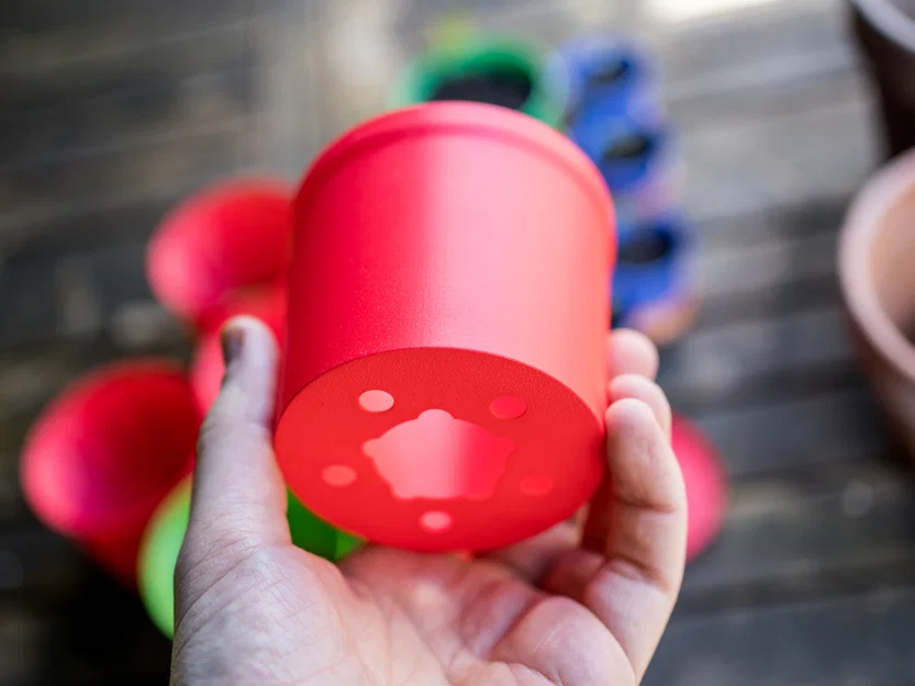 Chậu cây tối giản, in nhanh cho cây con (sẵn sàng Vasemode) - Image 3