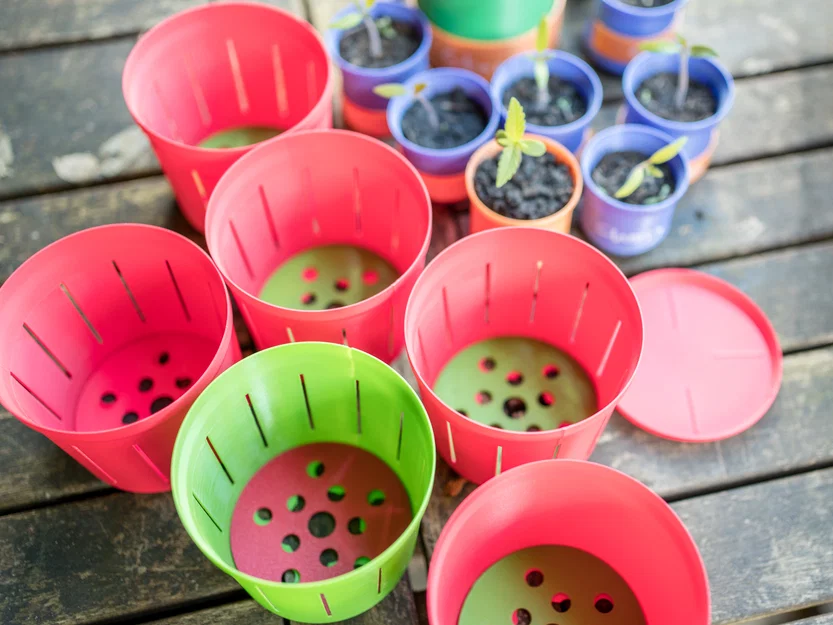 Chậu cây tối giản, in nhanh cho cây con (sẵn sàng Vasemode) - Image 5