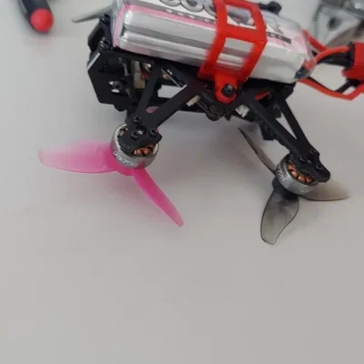 Ngàm giữ pin 2S cho drone HGLRC Draknight - Cố định pin an toàn