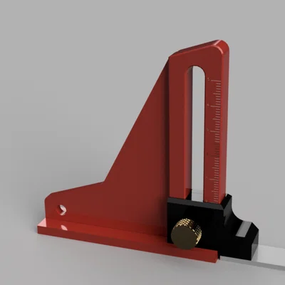 Thước đo độ sâu cho router/cưa bàn (Depth gauge for router/table saw)