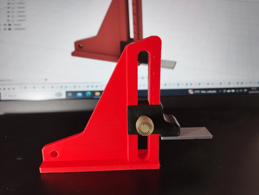 Thước đo độ sâu cho router/cưa bàn (Depth gauge for router/table saw) - Image 2