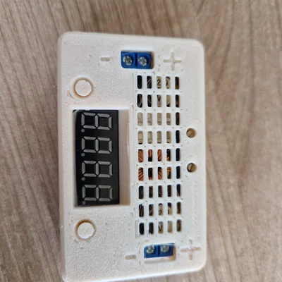 Vỏ cho Step-Down Converter XL4015 hiển thị 4 số (FreeCAD)