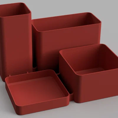Khay đựng đồ dùng để bàn (Small Desk Organizer) tiện lợi cho văn phòng