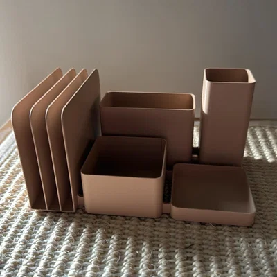 Khay Đựng Đồ Để Bàn Đa Năng Có Ngăn Chứa Tài Liệu (Desk Organizer)