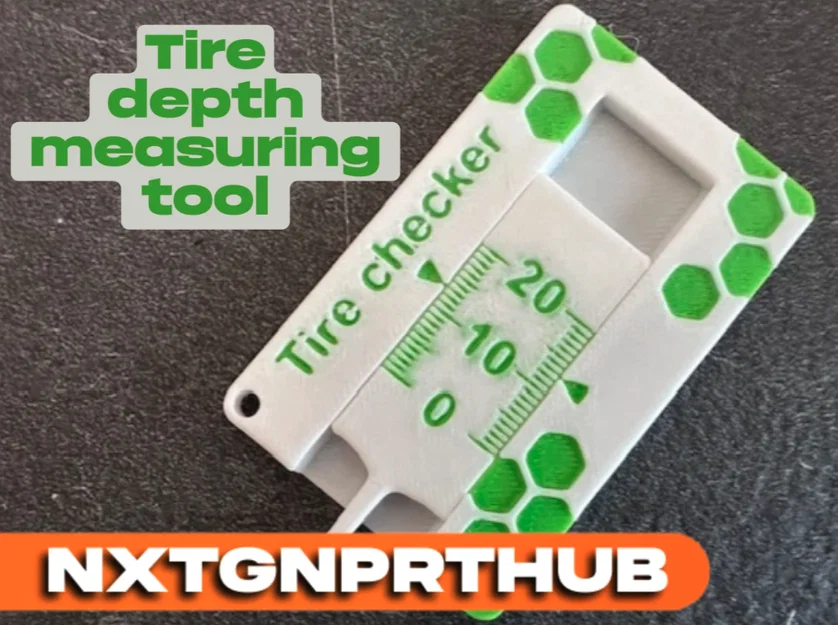 Thước đo độ sâu gai lốp (Tire depth gauge) - Image 2