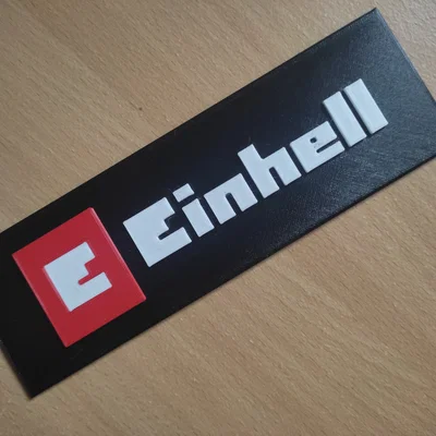 Mô hình logo Einhell 3D ấn tượng - Hướng dẫn in đa màu sắc chi tiết
