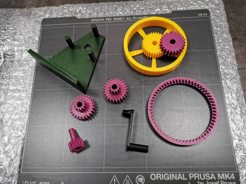 Bộ bánh răng hành tinh Planetary gear +- - Image 8