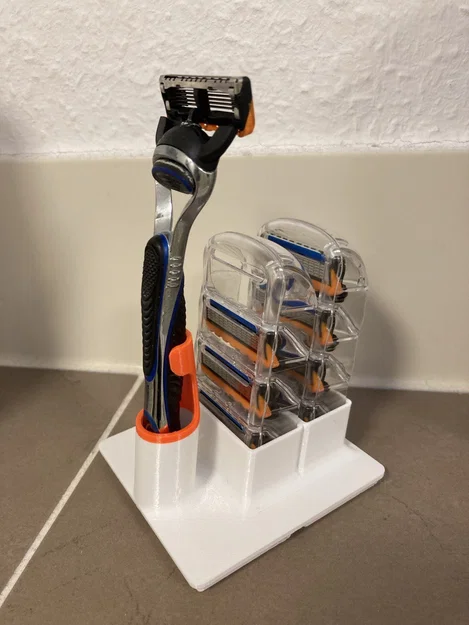 Đế cắm dao cạo Gillette Fusion chuẩn Gridfinity 3D - Image 1