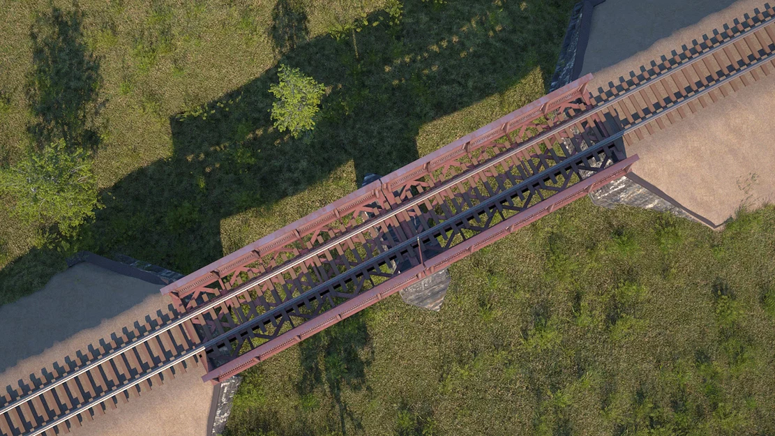 Mô hình cầu đường sắt Girder Bridge cho xe lửa OO/HO Gauge - Image 4