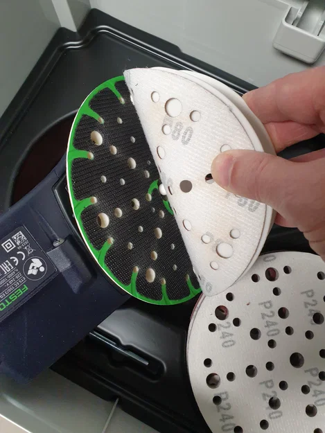 Vỏ bọc “taco” giấy nhám Festool ETS EC 150 - Image 2