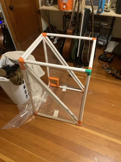 Bộ khớp nối in 3D cho khung bao máy in PVC 3/4 inch - Image 2