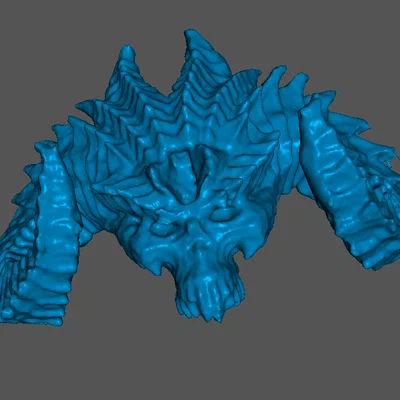 Bản scan 3D đầu Diablo
