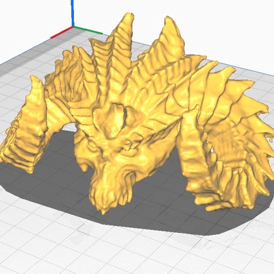 Bản scan 3D đầu Diablo