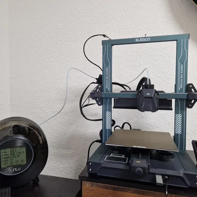 Elegoo Neptune 4/Pro Trockenbox Filament Führung