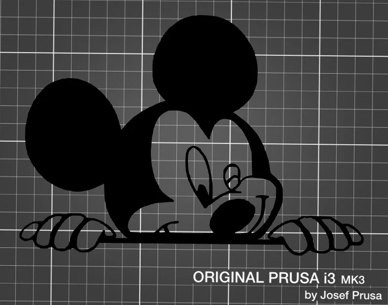 Mô hình trang trí tường Mickey Mouse siêu đáng yêu cho căn nhà của bạn - Image 1