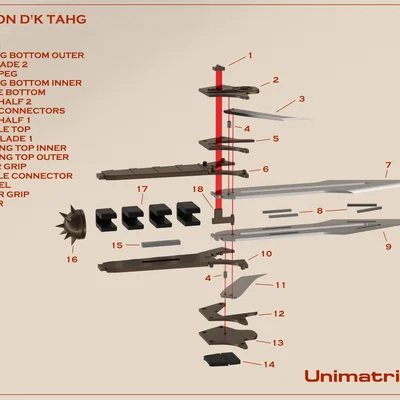 Dao Klingon D’k tahg - Star Trek