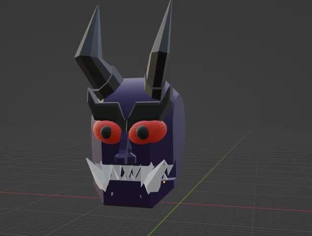 Mẫu Đầu Quỷ Demon 13 Cá Tính Cho Robot Dummy 13 - Image 1