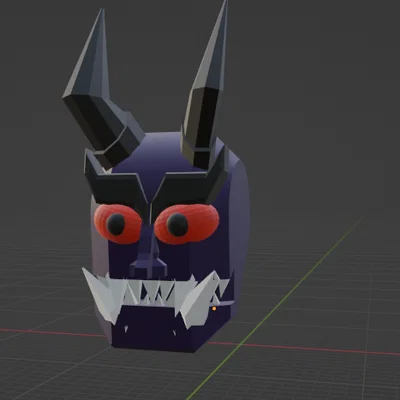 Mẫu Đầu Quỷ Demon 13 Cá Tính Cho Robot Dummy 13