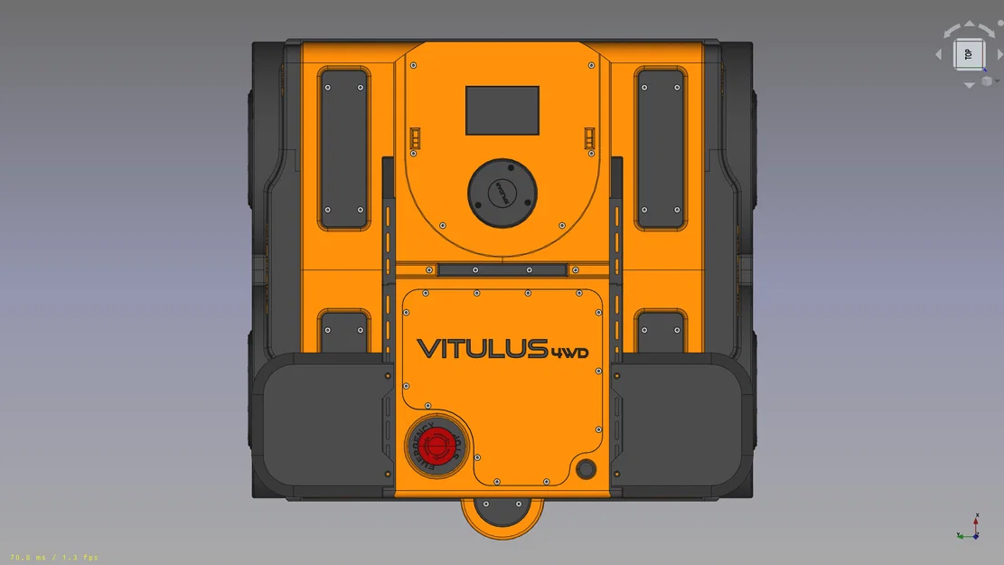 VITULUS – Robot cắt cỏ tự hành (Robotic Lawn Mower) in 3D - Image 4