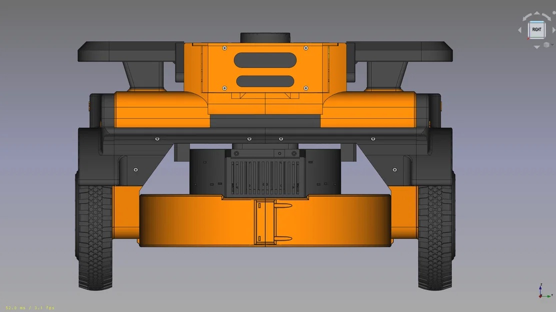 VITULUS – Robot cắt cỏ tự hành (Robotic Lawn Mower) in 3D - Image 6