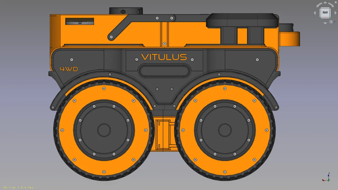 VITULUS – Robot cắt cỏ tự hành (Robotic Lawn Mower) in 3D - Image 7