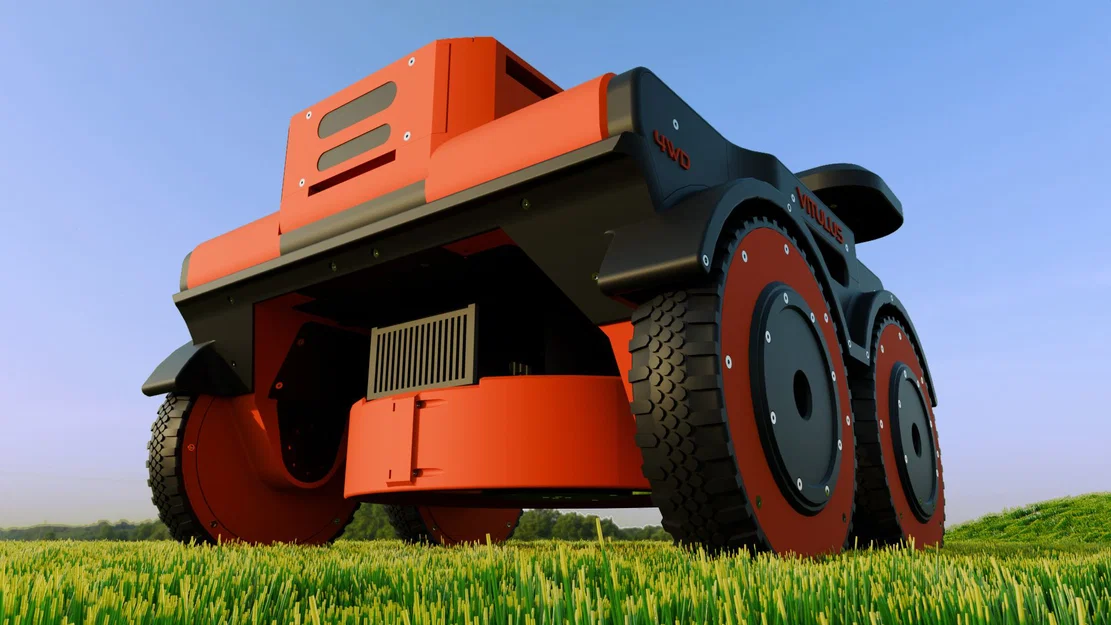 VITULUS – Robot cắt cỏ tự hành (Robotic Lawn Mower) in 3D - Image 9